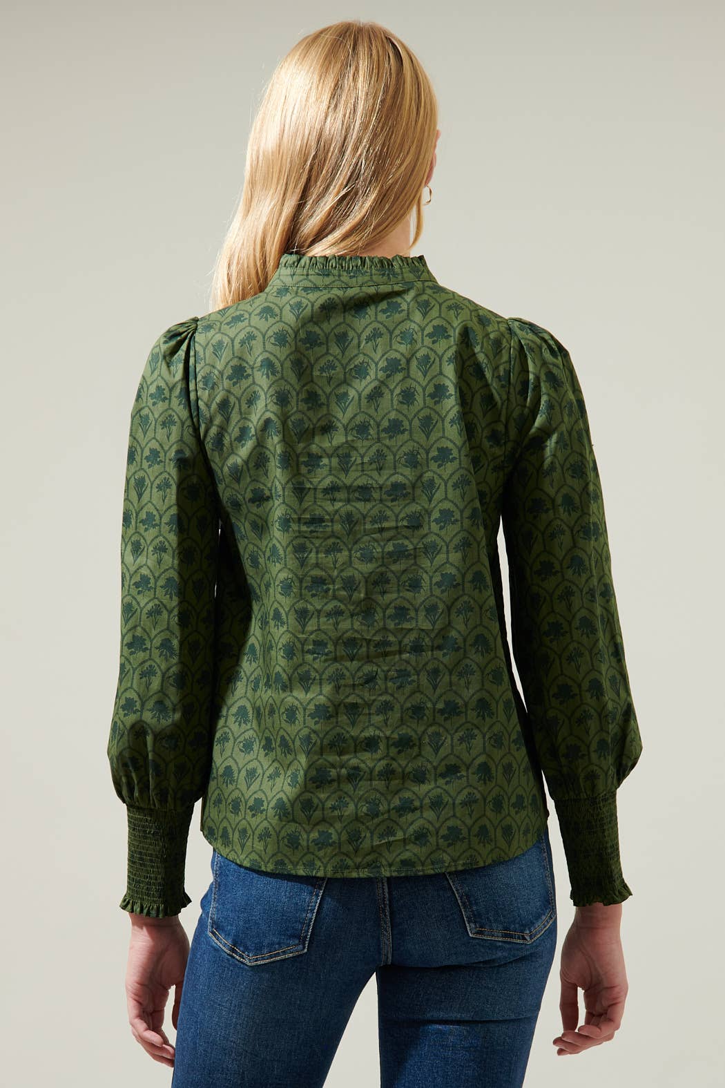 Sasha Floral Button Down Blouse