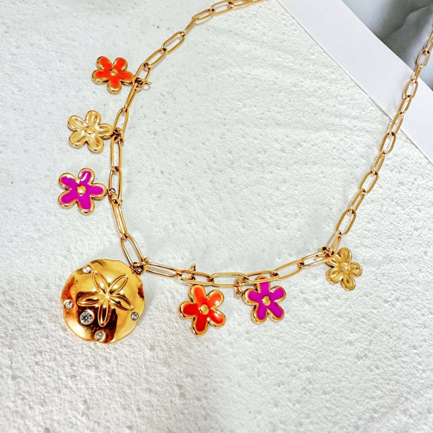 Luxury Seashell Heart Pendant Necklace for Women_CWAJE05616: GOLD1 / (OS) 1