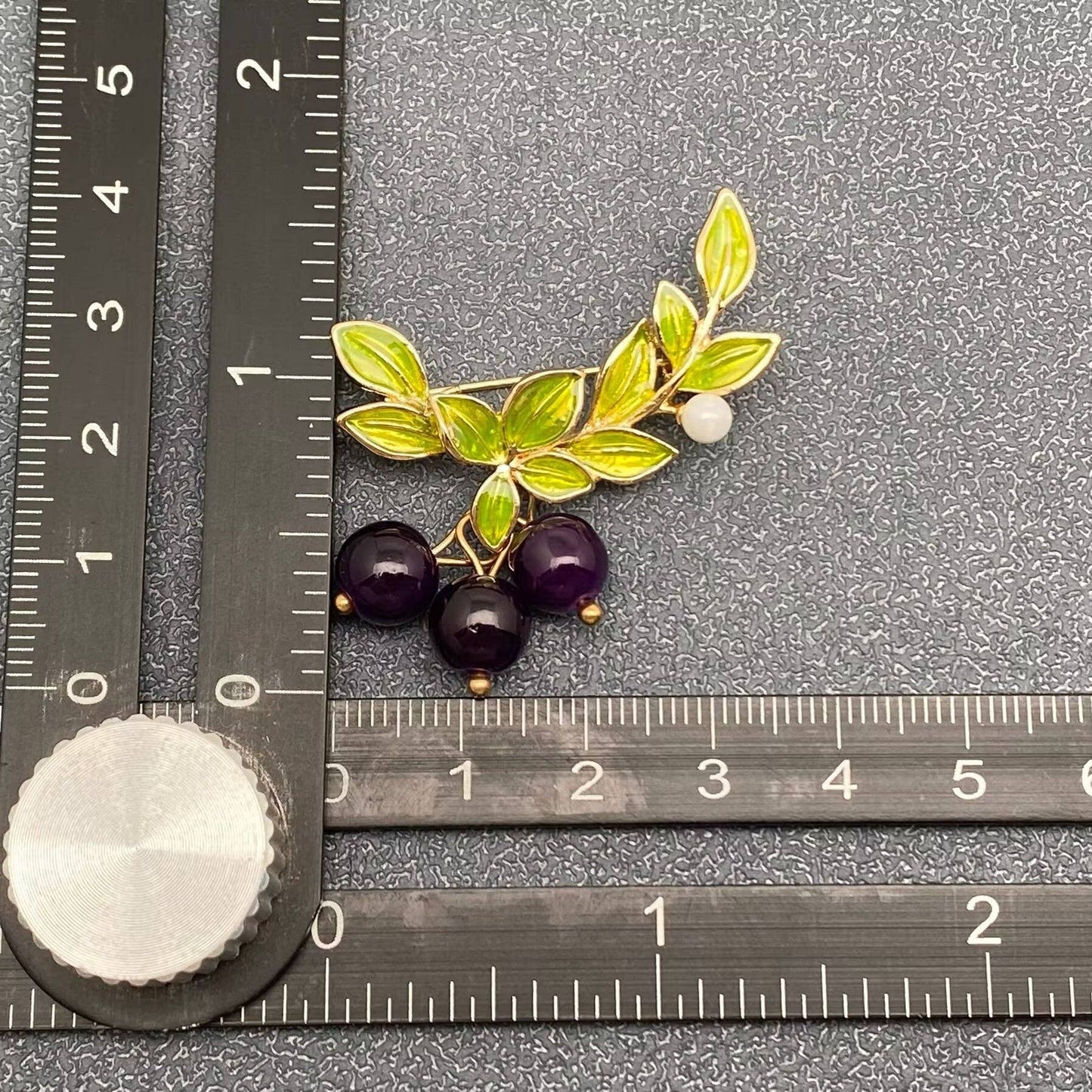 Blueberry Brooch