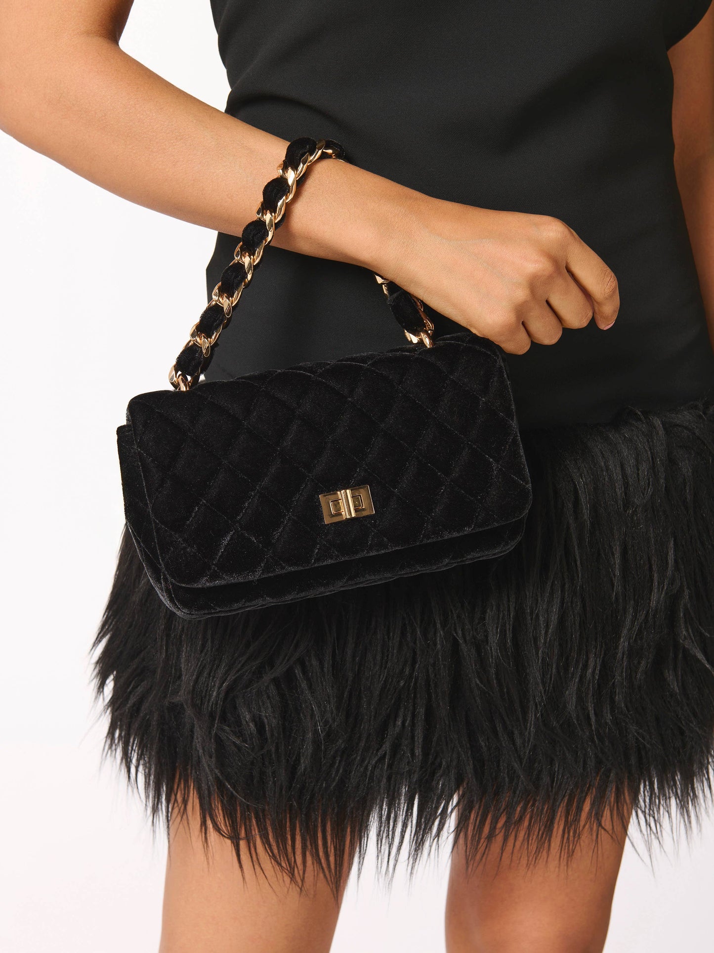 EVELYN SHOULDER BAG: MAGENTA