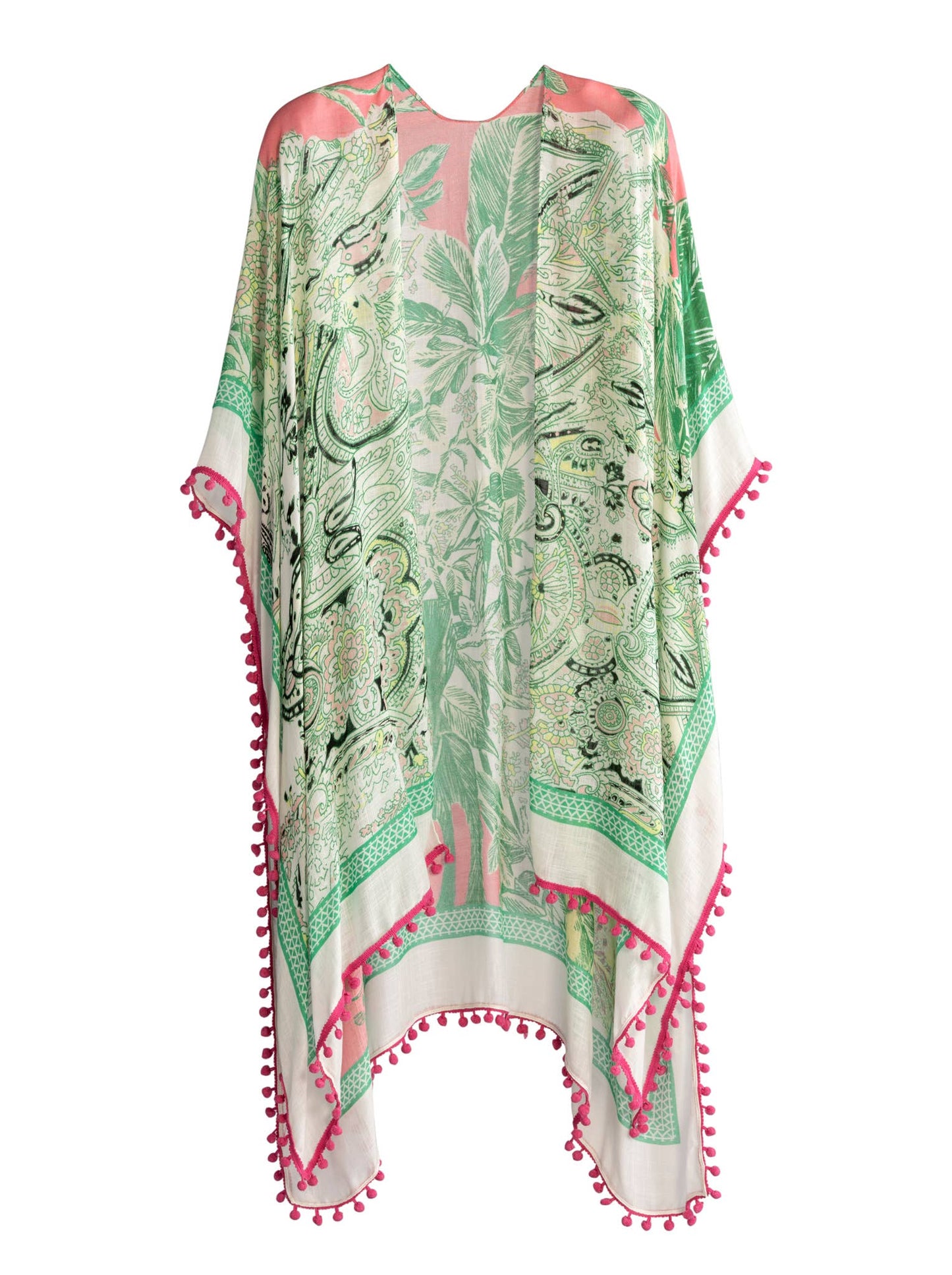 BELIZE KIMONO: Turquoise