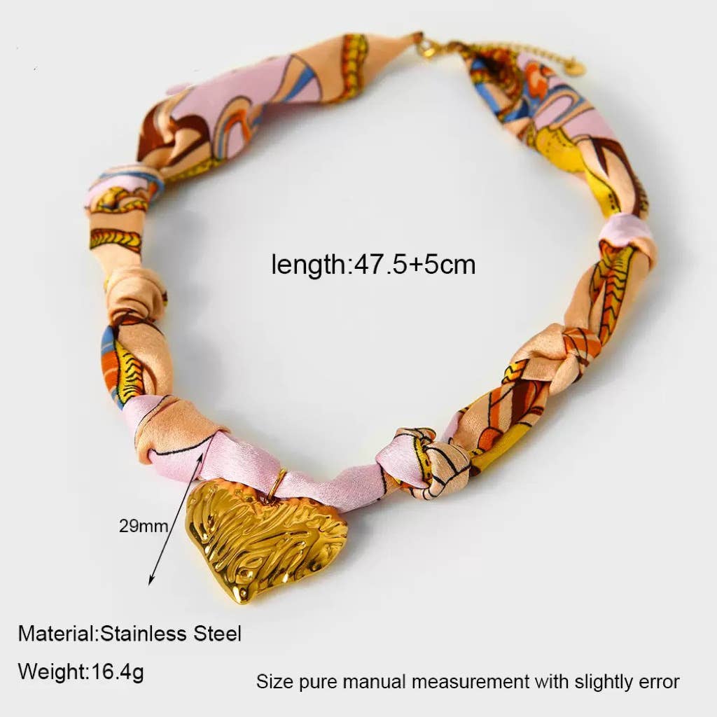 Luxury Seashell Heart Pendant Necklace for Women_CWAJE05616: GOLD1 / (OS) 1