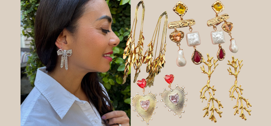 Best statement earrings under $100 including a variety of earrings from JuJu Loves