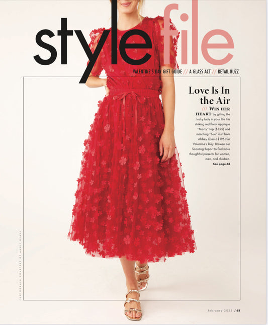 Charleston Magazine feature on Valentine's Gift Ideas including a vest from JuJu Loves