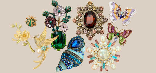 Seasonal Brooches including a variety of brooches from JuJu Loves