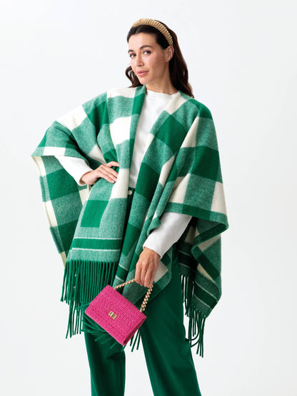Green Clutch Purse - Tweed