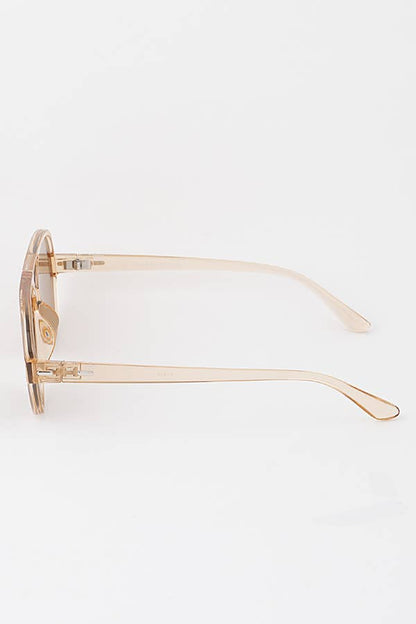 Classic Tinted Aviator Sunglasses : Mix color