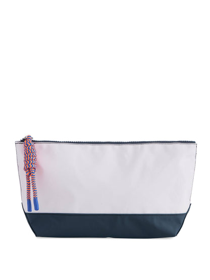 PORT WATER RESISTANT ZIP POUCH: WHITE