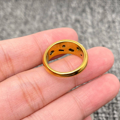 Colorful 18K Gold Ring