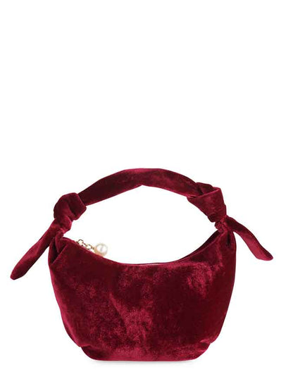 BECCA KNOTTED TOP HANDLE BAG: MIDNIGHT