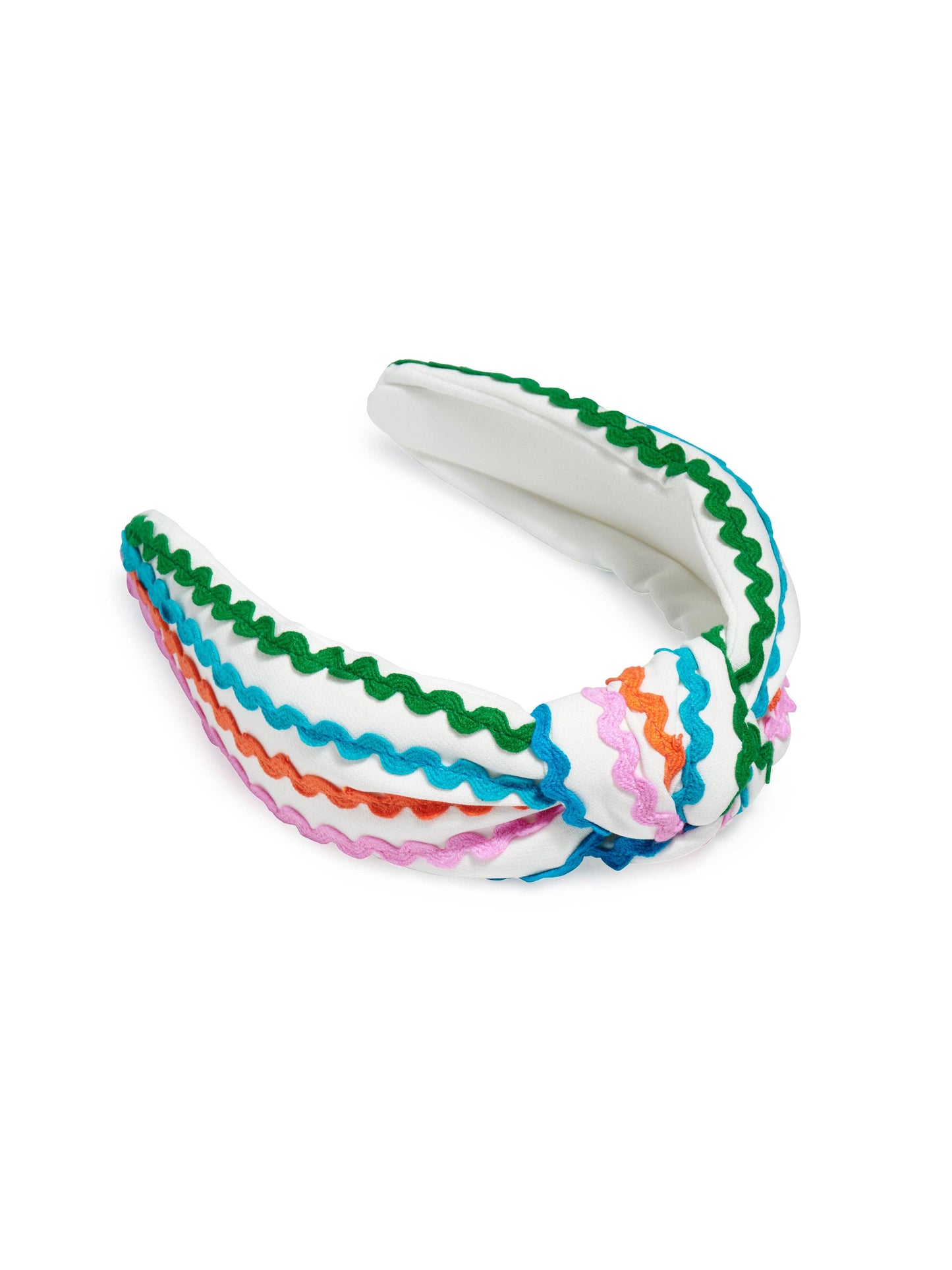 RIC RAC KNOTTED HEADBAND: BLUE