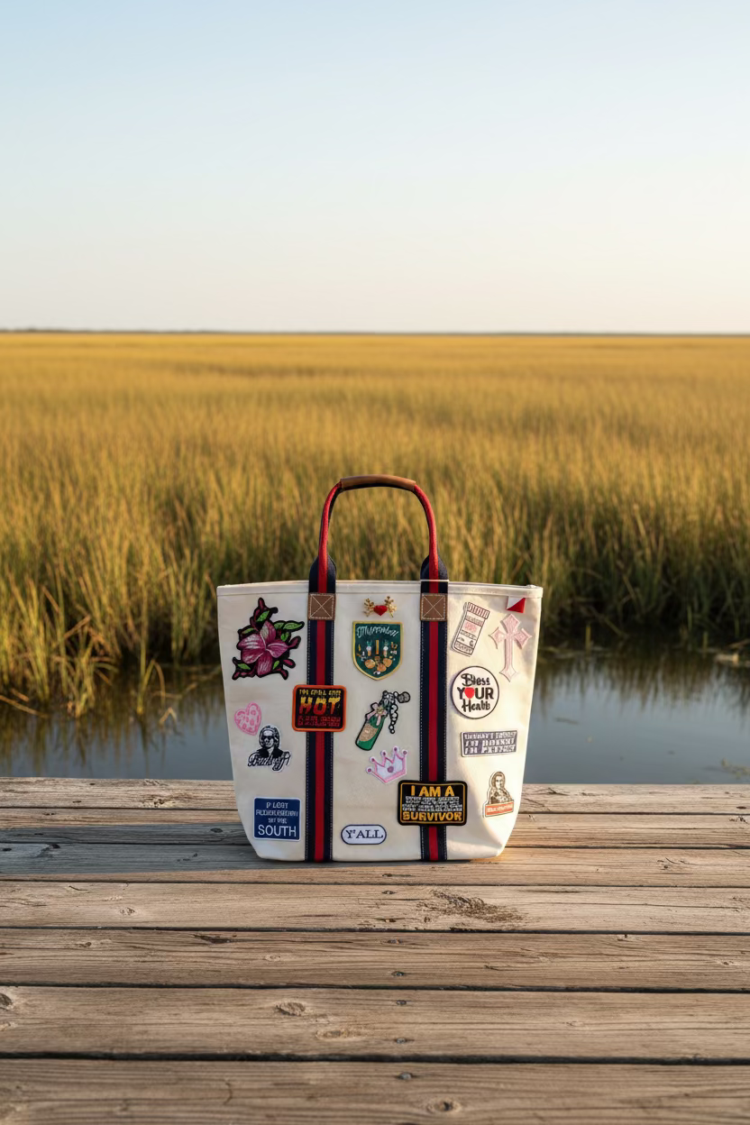 Custom Southern Sass Canvas Tote Bag