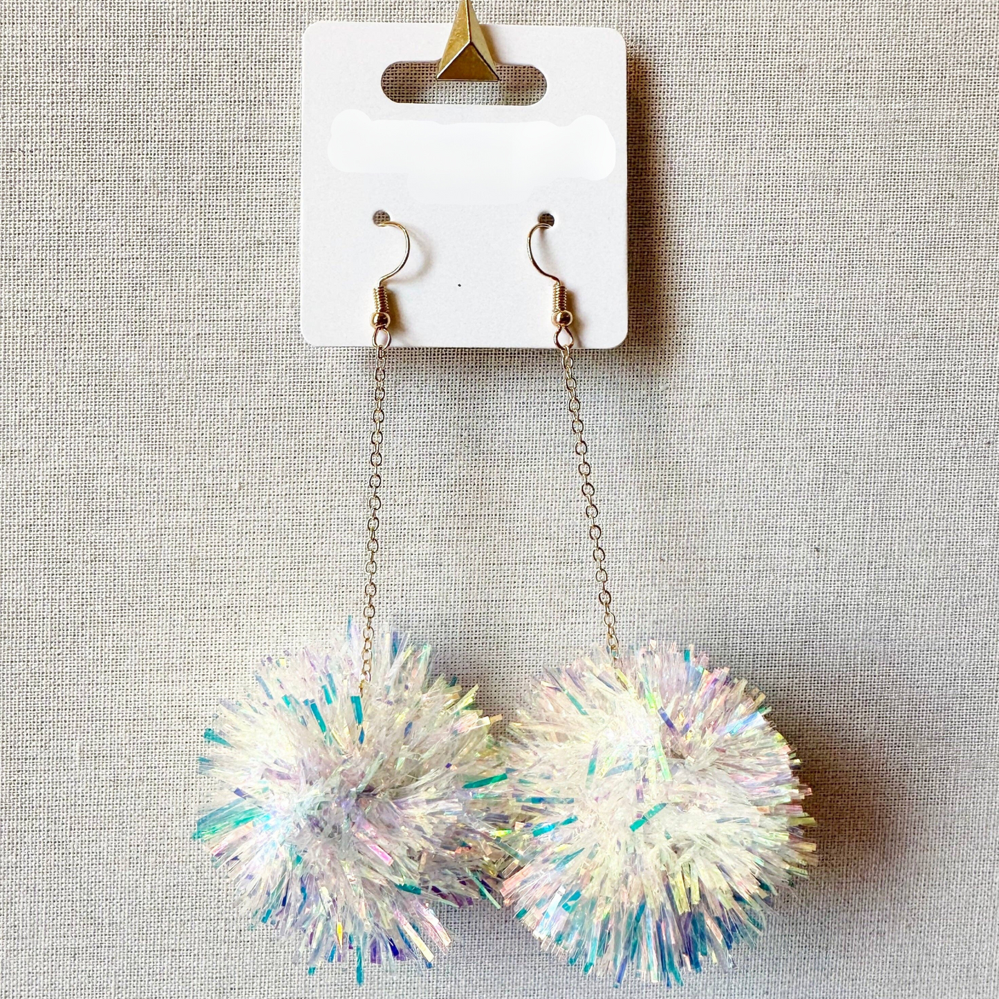 Tinsel Earrings - Iridescent