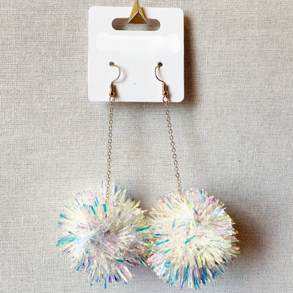 Tinsel Earrings - Iridescent