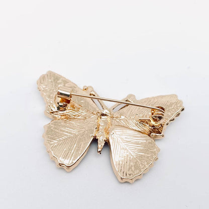 Rhinestone Enamel Butterfly Brooch Pin for Clothes: Butterfly