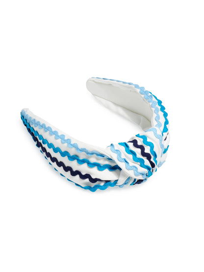 RIC RAC KNOTTED HEADBAND: PINK