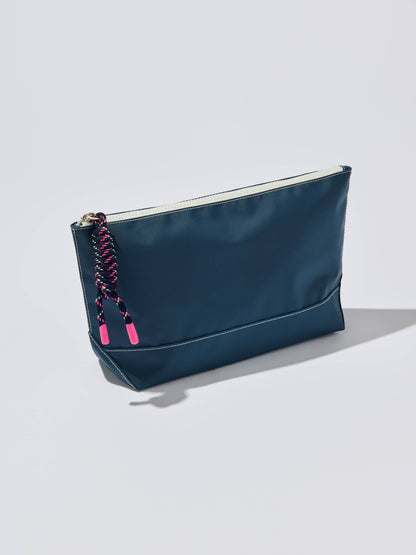 PORT WATER RESISTANT ZIP POUCH: WHITE