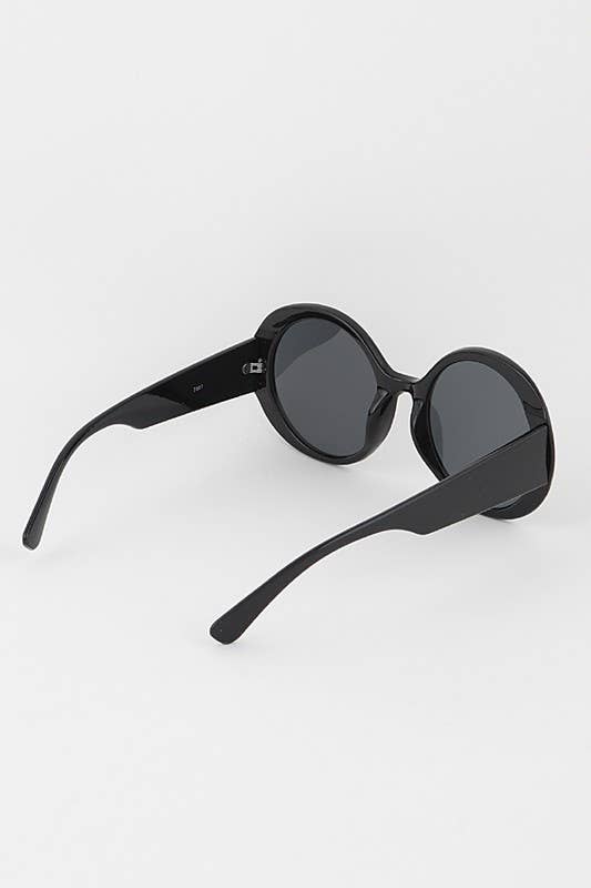 Bulky Round Sunglasses 7681: Mix color