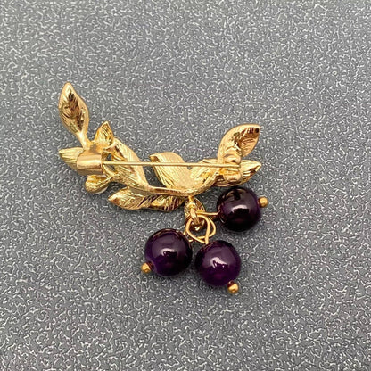 Blueberry Brooch