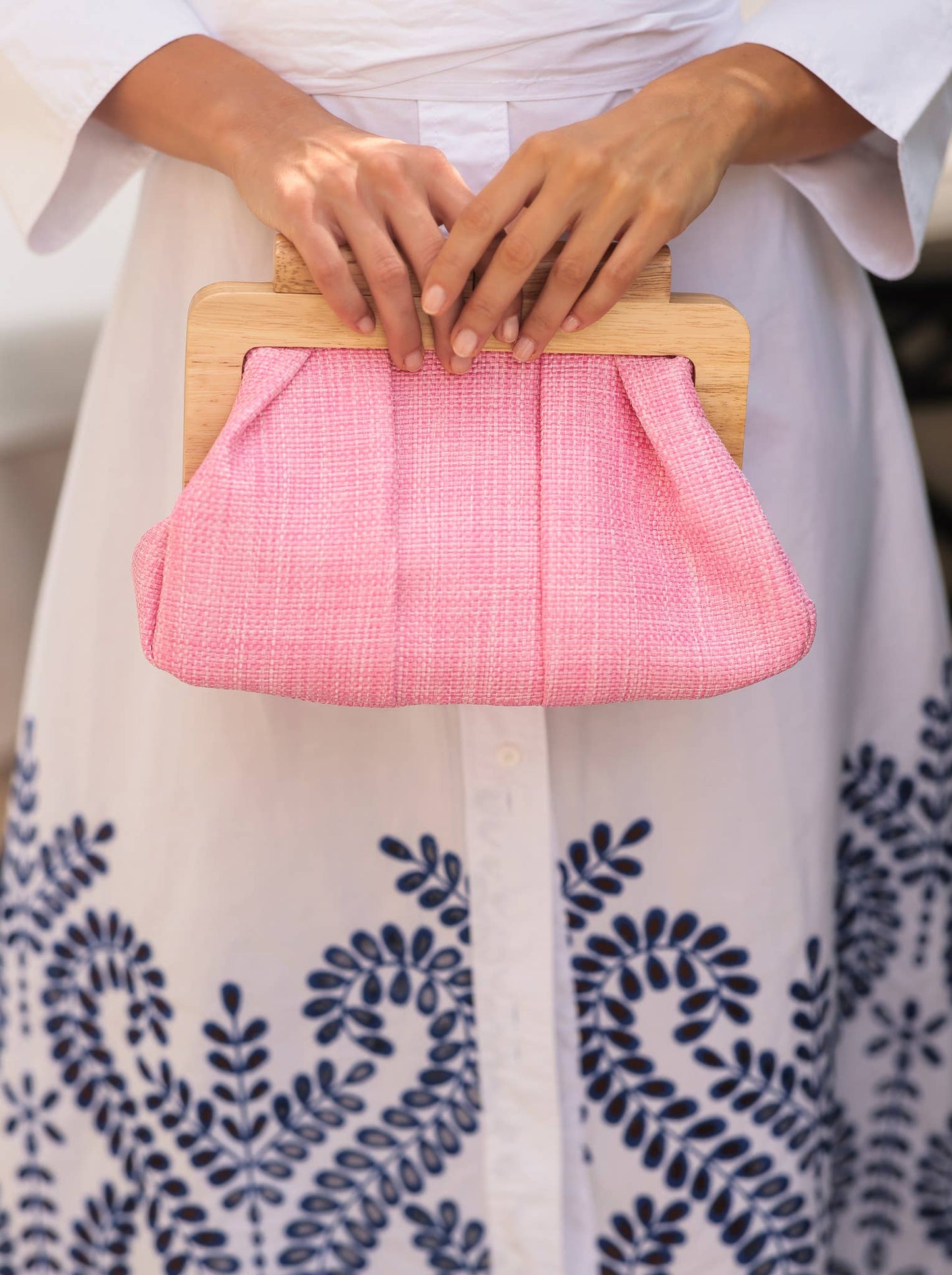 Pink Clutch Purse